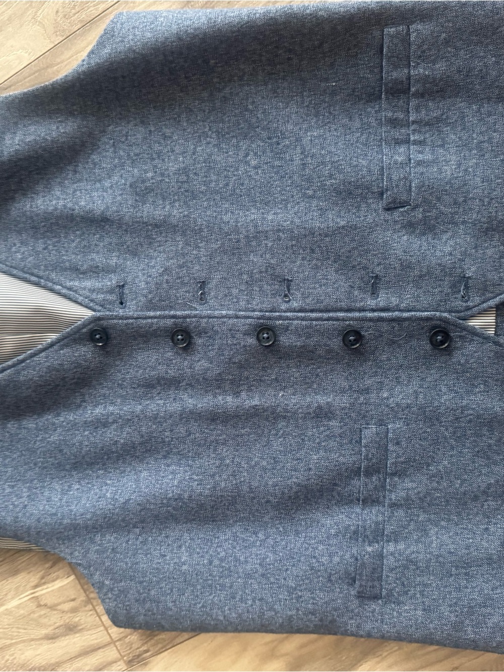 Joseph Abboud Gray Button-Front Pea Coat